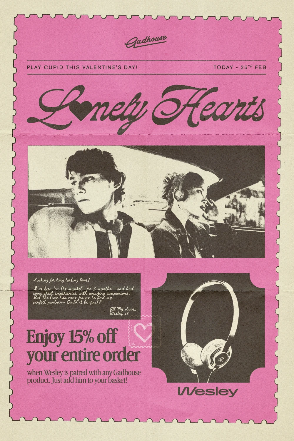 Banner Wesley Campaign Valentine Days Gadhouse - Mobile