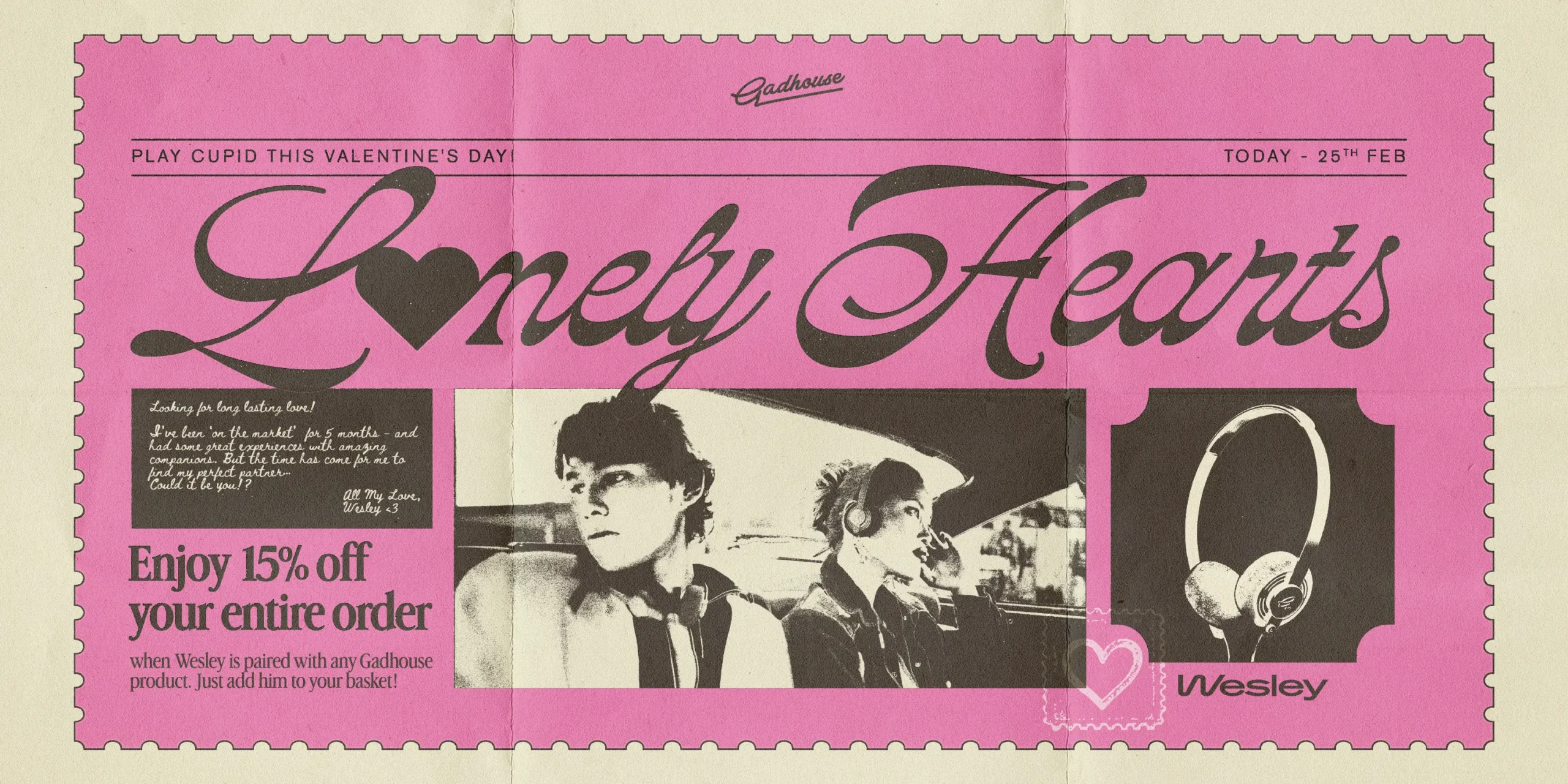 Banner Wesley Campaign Valentine Days Gadhouse - Desktop