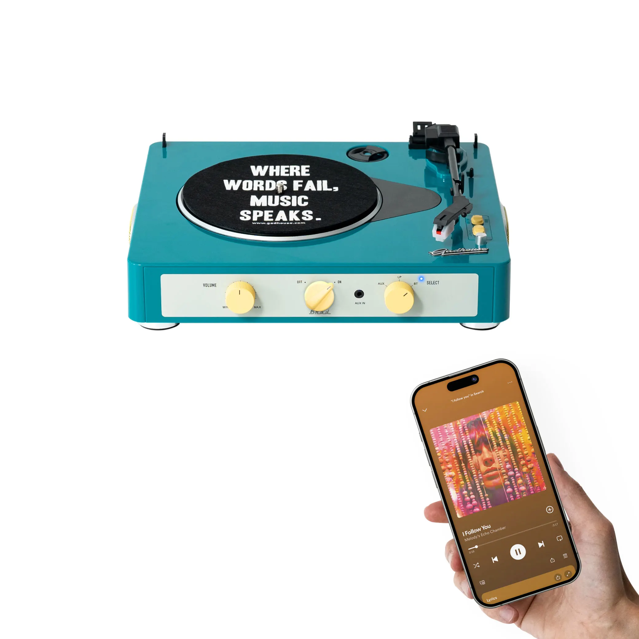 Gadhouse BRAD RETRO RECORD PLAYER ガッドハウス Brad Retro MK II - Gadhouse