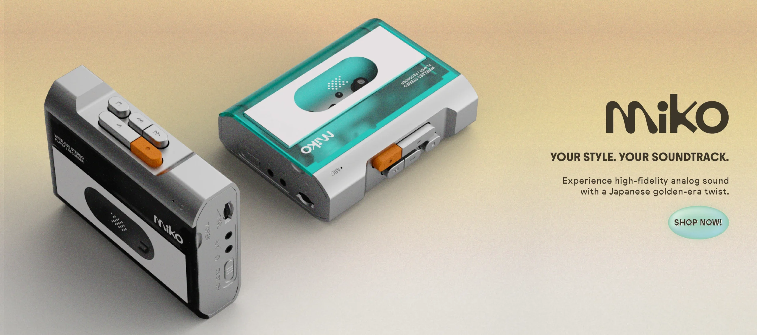 MIKO Cassette Player - Gadhouse (Preview On Desktop)