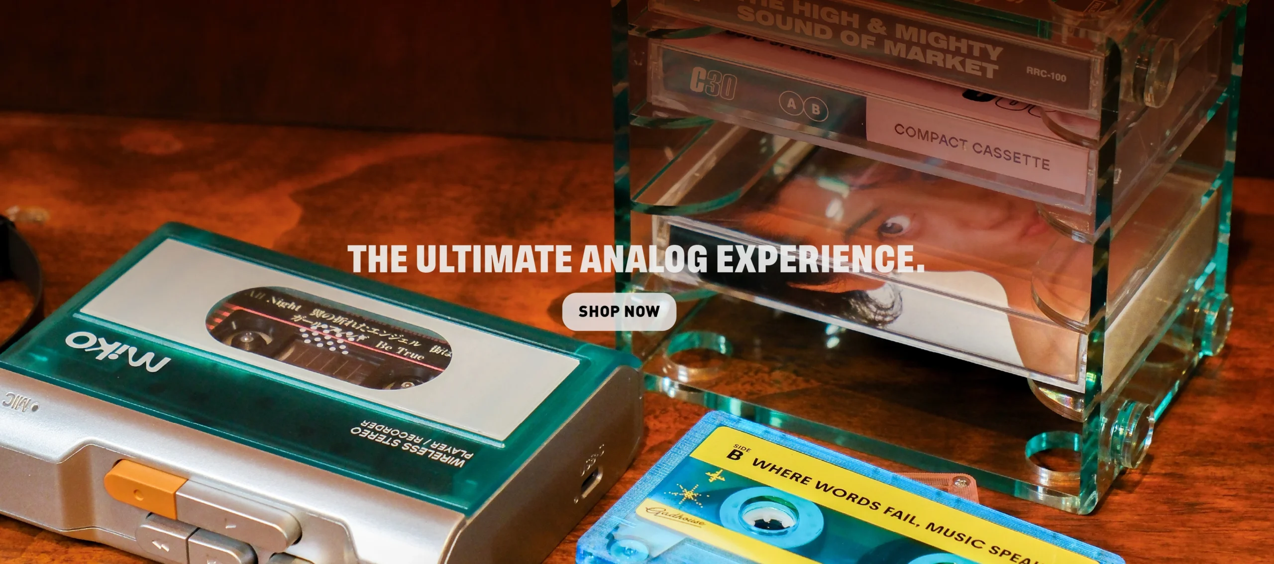 Banner The Ultimate Analog Experience - Desktop